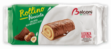 Laden Sie das Bild in den Galerie-Viewer, Balconi Rollino Nocciola Mini Rolls al Cacao