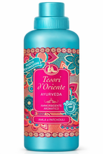 Laden Sie das Bild in den Galerie-Viewer, Feinkost Ranieri Ayurveda Weichspüler Amla Patchouli 750ml Reinigungsmittel, flüssig, mit natürlichen Amla- und Patchouli-Duftstoffen
