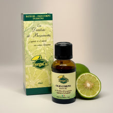 Laden Sie das Bild in den Galerie-Viewer, Bergamotte Körperöl &amp; Badeöl 25ml – Natürliches Pflegeöl mit intensivem Zitrusduft | BergaCal
