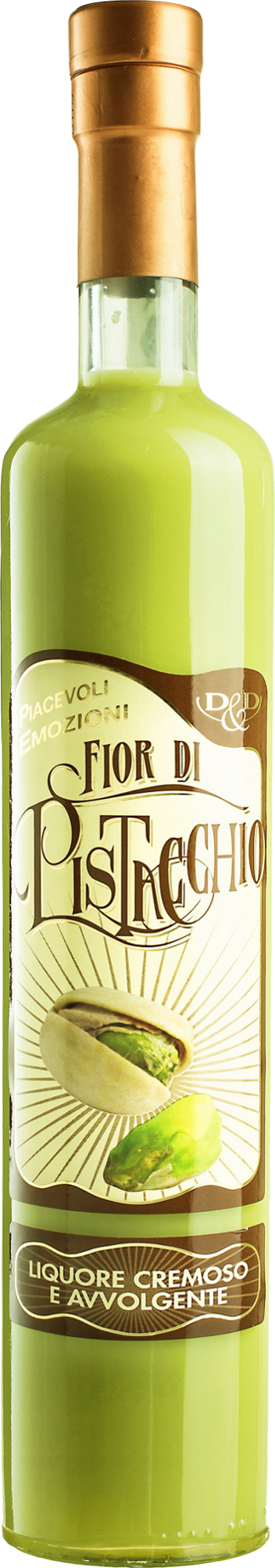 Fior di Pistacchio Pistazien-Likör Cremig und einhüllend 17° D&D - 500 ml