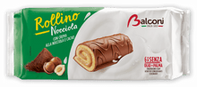 Laden Sie das Bild in den Galerie-Viewer, Balconi Rollino Nocciola Mini Rolls al Cacao
